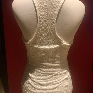 Abercrombie & Fitch Dresses - A&F white lace racerback bodycon Abercrombie & Fitch Dresses - A&F white lace racerback bodycon